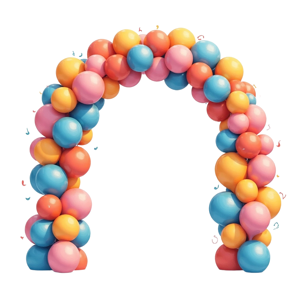 Colorful Balloon Arch